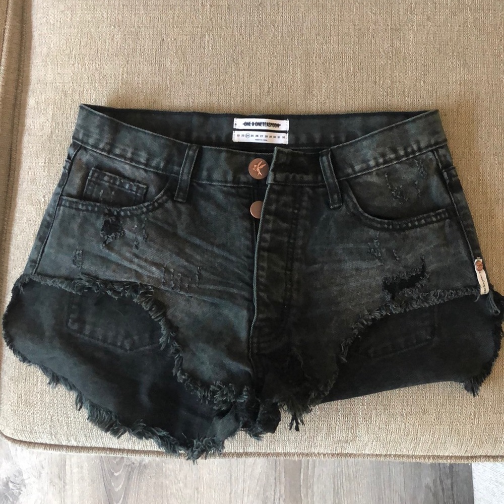 One Teaspoon Rollers, Distressed Black